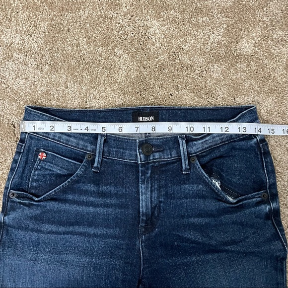 Hudson Bailee Mid-Rise Crop Baby Boot Jeans Size 27 - Picture 15 of 16